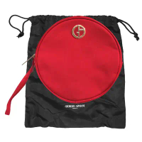 GIORGIO ARMANI 訂製紅絲絨手拿包(正貨)