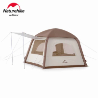 Naturehike Ango Air Outdoor Silver Coated Sunscreen Inflatable Tent Portable Camping Large Space Folding Tent Park Family Tent