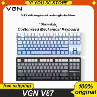 Vgn V87 Mechanical Keyboard Side Engraved Wireless Bluetooth 3mode 87 Key Hot Swap Pbt Rgb Office Customized Gaming Keyboard