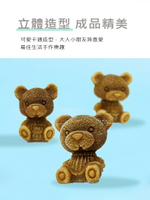 【小熊冰塊矽膠模具】-輕鬆脫模 小熊火鍋湯底 3D立體小熊(大中小各一)
