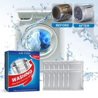 12PCS Washing Machine Cleaning Agent for Washing Machine Cleaner Freshener and Limescale Remover