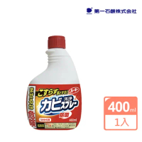 【第一石鹼】衛浴磁磚除霉噴霧補充瓶/替換裝400ml(地壁磚用/日本製)