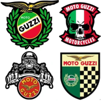 MOTO GUZZI SHIELD CASTROL Italian Motorcycle Car Laptop Trolley Case, Surfboard Stylish Personality Appliqué