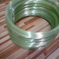 Jeruji fiber warna hijau bening diameter 2 mm kondisi rol untuk membuat sangkar burung dll