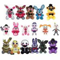 ธีมของเล่นตุ๊กตา FNAF ห้าหูกระซิบใน Freddy, ตุ๊กตาหมี, Foxy, Bonnie และ Chica, ของขวัญในอุดมคติ, 18c
