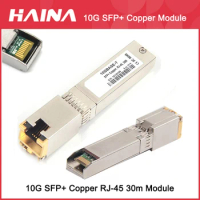 10G SFP+ to RJ45 Copper Module SFP 10gb RJ45 Optic Module SFP+-T 10GBASE-T 30M For Ubiquiti Mikrotik Generic Cisco Zyxel Juniper