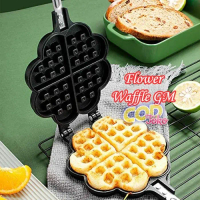 COD FLOWER WAFFLE MAKER Panci Loyang Cetakan Kue wafel