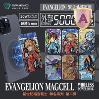 SAVEWO MC509 5000mAh 20W 新世紀福音戰士超薄磁吸無線充行動電源_19.35Wh(Magsafe/具Wh標示)