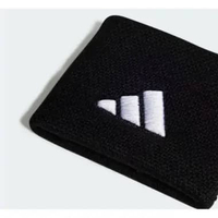Adidas Wristband Padel Hitam Putih Sweat Absorbing Wristband Original Hitam