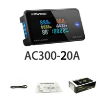 KWS-AC300 100A Meteran Daya Digital Voltmeter Ammeter AC Wattmeter KWS Meteran Energi Daya Meteran Listrik dengan Fungsi Reset