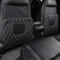 Car Seat Back Cover Pad Cushion Anti Kicking Mat Pad Protectors For Hyundai Solaris I30 IX35 IX25 Verna Creta Accent Tucson HB20