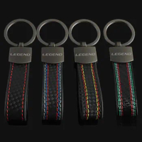 Metal Car Keychain Accessories Auto Key Chain Keyrings Pendant Ornaments for Honda LEGEND Logo ELYSION RR Vezel Civic HRV