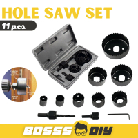 6pcs/11pcs Hole Saw Set Drill Bit 19mm ( 3/4\ ) ~ 64mm ( 2 1/2'' ) Cutter Core Shaft - Plastic Wood