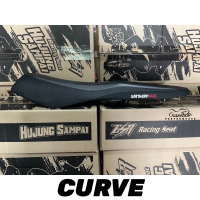 ESR MOTOR CARBON SEAT RACING NEW LOGO CURVE FLAT Y15ZR/LC135 V2-V7/RS150/RSX150/Y16ZR/NVX V2 CARBON 