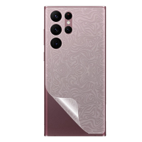 O-one大螢膜PRO Samsung三星 Galaxy S22 Ultra 5G 全膠背面保護貼 手機保護貼-水舞款