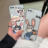 Compatible With OPPO A3S A12E A1K,Realme C2 Phone Case Zootopia Rabbit Officer TPU Soft Transparent 
