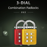 6หลักปุ่มรหัสผ่านล็อค Anti-Theft Combination Security กุญแจกระเป๋าเดินทางกระเป๋าเดินทาง Safe โลหะรหัส Lock