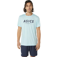 【asics 亞瑟士】短袖上衣 男款 網球 上衣(2041A259-405)