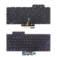 US Laptop Keyboard for ASUS ROG Zephyrus G14 2022(GA402) GA402RJ GA402RK Puple Key Cap Backlit