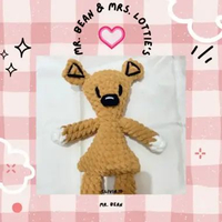 Boneka Rajut Lucu Mr. Bean dan Mrs. Lottie’s - Handmade by Cliviaid Mr. Bean