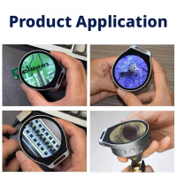 70.5 * 61 * 50mm New Funnel Microscope 7X/11X/15X Zoom Suitable For Concave Convex Observation F2Q1