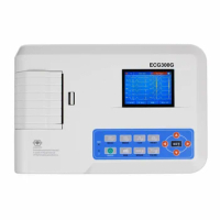 Portable ECG300G Machine Digital Elektrokardiograph 3 Channel 12 Lead USB ECG Machine EKG Monitor
