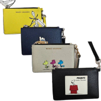 【MARC JACOBS 馬克賈伯】MJ × snoopy 限量 卡片零錢包 四色可選 黃色.藍色.米色.黑色(/母親節送禮)