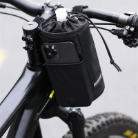 MTB Road Bike Kettle Carrier Portable Storage Bag Handlebar Seat Post Bags Compatible Brompton Birdy Folding Bike