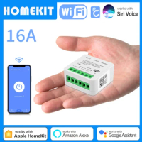 Smart Home MINI WIFI Switch Wall Relay Smart Breaker 16A 2-Way Control Timer Switchs Work with Apple Homekit Alexa Google Home