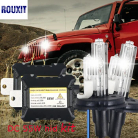 xenon H4 with halogen lamp kit H4-2 H13-2 9004-2 9007-2 HID Xenon Conversion Kit wire Ballast Car HE