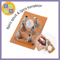 7 Pcs Spuit Cetakan Kue Semprit Stainless Dengan Model Berbeda / Spuit set Cetakan Kue Semprit Kue C