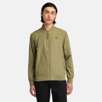 【Timberland 官方旗艦】男款灰綠色防潑水飛行外套(A44UA590)