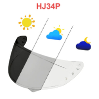 เลนส์หน้ากากหมวกกันน็อค C10 สำหรับ HJC C10 HJ34P เปลี่ยนหน้ากากป้องกันรังสียูวี ป้องกันรอยขีดข่วน กั
