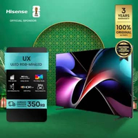 Hisense TV UX Vidaa Smart RGB-MiniLED TV 116 inch 3D Colour Master Pro Ultimate Saturation & Precisi