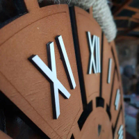 Jam Dinding Kayu Jati Klasik Mewah Romawi Promo !