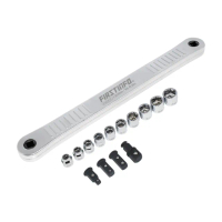 【良匠工具】扳手用棘輪加長桿與短套筒工具組 台灣製(棘輪加長桿)