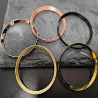 Copper SKX007 30.5mm Watch Case Parts Black Gold Silver Chapter Ring Matte Bright Fit For SKX007 SKX009 SKX013 NH35 NH36