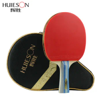 Huieson 3 Star Ping Pong Paddle Table Tennis Racket With Bag For Training