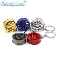 LEOSPORT-RIM wheel keychain Car wheel Nos Turbo keychain key ring metal with Brake discs 003