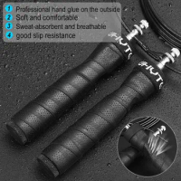 Weighted Jump Rope Skipping Rope Tangle-Free Speed Rope with Ball Bearings for Exercise Fitness Adjustable Rapid Speed Jump Rope