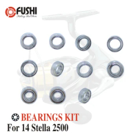 Fishing Reel Stainless Steel Ball Bearings Kit For Shimano 14 Stella 2500 / 03241 Spinning reels Bea