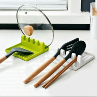 Tatakan Holder Peralatan Masak Tutup Panci Spatula Sutil Sendok Sumpit