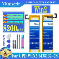YKaiserin Replacement Battery 8200mAh 6438132-2S Battery for GPD WIN2 WIN 2 Handheld Gaming Laptop battery