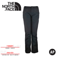 【The North Face】女 抗UV彈性防風長褲《瀝灰》A6AY/保暖褲子/防潑水/內刷毛(悠遊山水)