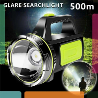 Lampu Senter Led Super Terang Jarak Jauh Police Besar Cas Flashlight T terbaru!!!!!!
