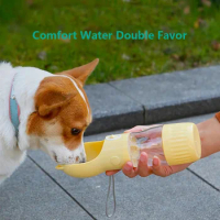 Portable Multifunction Dog Water Bottle And Food Outdoor Travel Drink pet Dispenser Feeder For Small Dogs&amp;Cats Pet Accessories