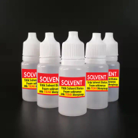 ChomelLote Solvent Pemadam Cop Plastik, Pelembut Foam Stamp