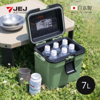 【日本JEJ】IJSSEL 日本製手提肩揹兩用保冷冰桶-7L-多色可選(行動冰箱/攜帶式冰桶/釣魚冰桶)