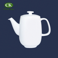 CK全國瓷器 純白磁壺 花茶壺 茶壺 茶具 高型磁壺