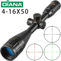 DIANA 4-16X50 Aoe Hunting Accessories Tactical Optical Sight Airsoft Accessories Sniper Rifle Scope Spotting